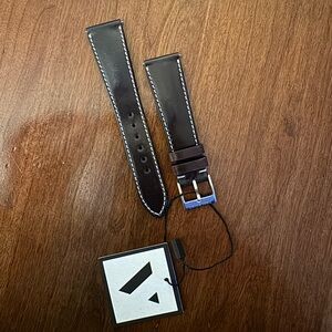 Shell cordovan 20mm watch strap